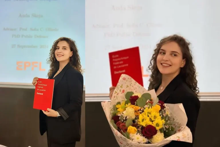 Anda Skeja doktoron pa master, EPFL: “Bëhet fjalë për një talent të jashtëzakonshëm”