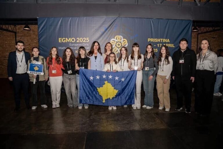 Nxënësja Bardha Kurtishi pjesë e ekipit të Kosovës në Olimpiadën Evropiane të Matematikës për Vajza – EGMO 2025