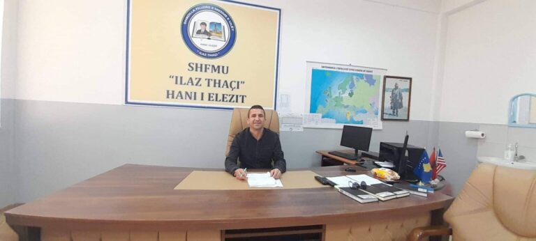 Akif Shkreta zgjedhet edhe për një mandat drejtor i shkollës “Ilaz Thaçi” në Han të Elezit
