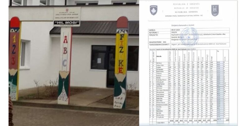 Shkolla “Hil Mosi” nga Jabllanica e Vogël zë vendin e parë në testin e Arritshmërisë në komunën e Pejës