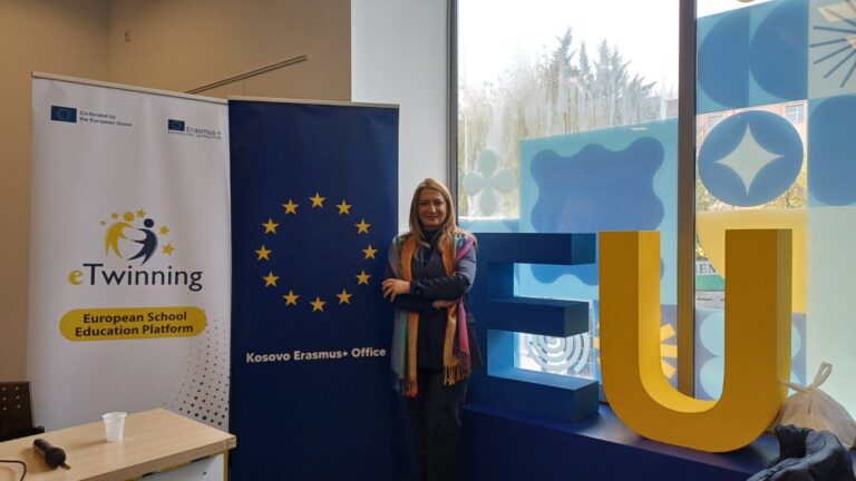 Mësuesja Sebahate Sopjani po përfaqëson shkollën”Daut Bogujevci” në dy projekte evropiane
