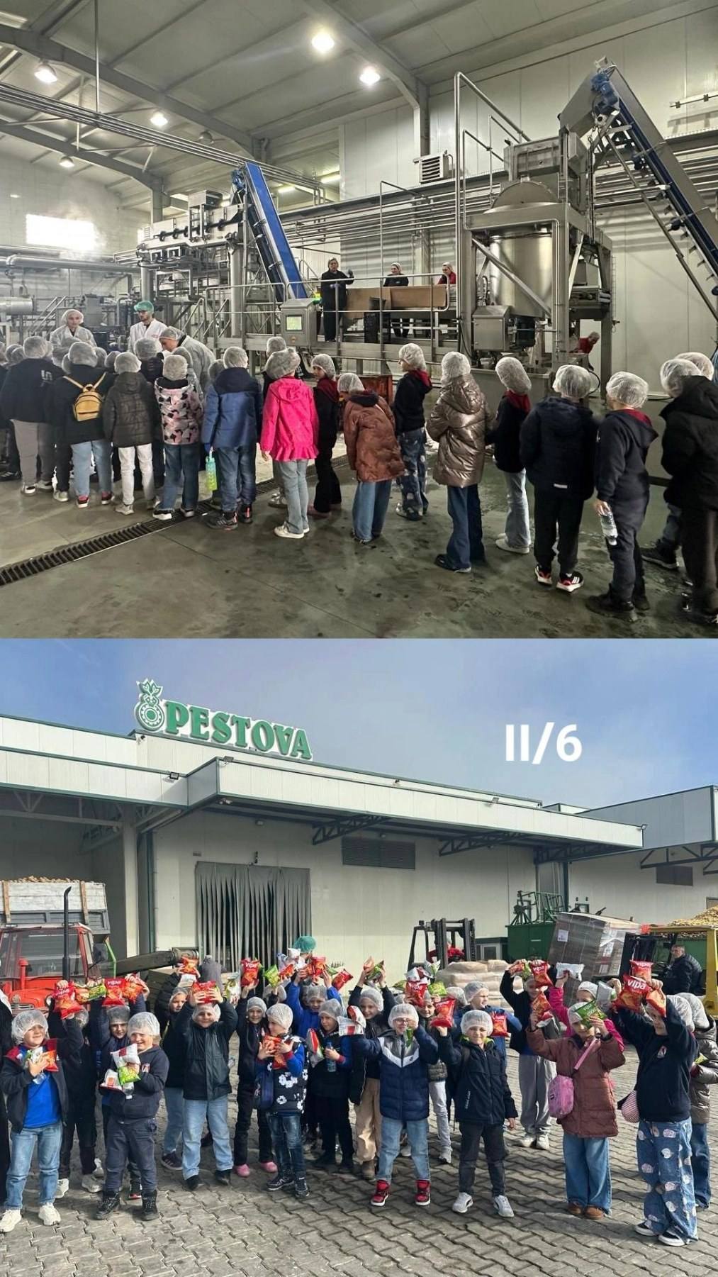 Një ditë plot shije dhe edukim: Nxënësit e shkollës "Dardania" në Prishtinë vizitë në Vipa Chips 3 583335671 1282302477035033 7794745526281888407 n