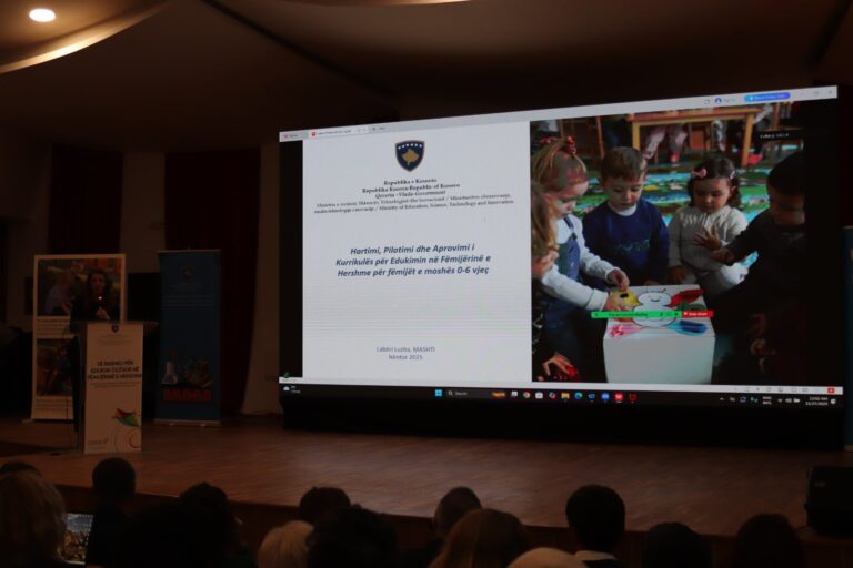 Prezantohet Kurrikula e re për Edukimin në Fëmijërinë e Hershme për moshën 0-6 vjeç