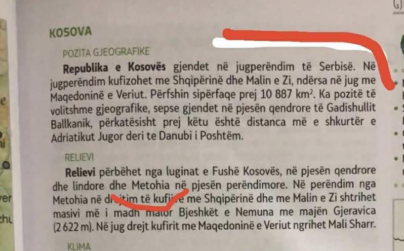 Skandali me tekstet e Gjeografisë në Maqedoninë e Veriut: Kosovës i referohen me “Metohi” 3 594228229 10231284298677898 4438677285346530268 n