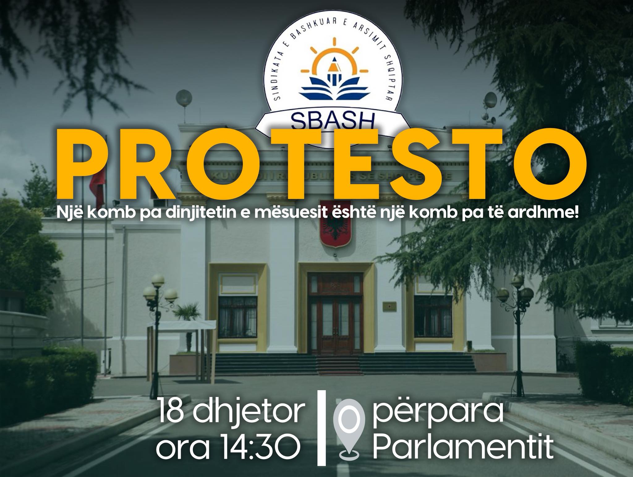 SBASH proteston më 18 dhjetor - këto janë kërkesat 2 601066597 1390013465824090 7171426134253534890 n